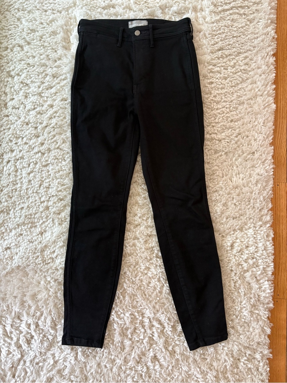 Everlane Black High-Rise Slim Pants